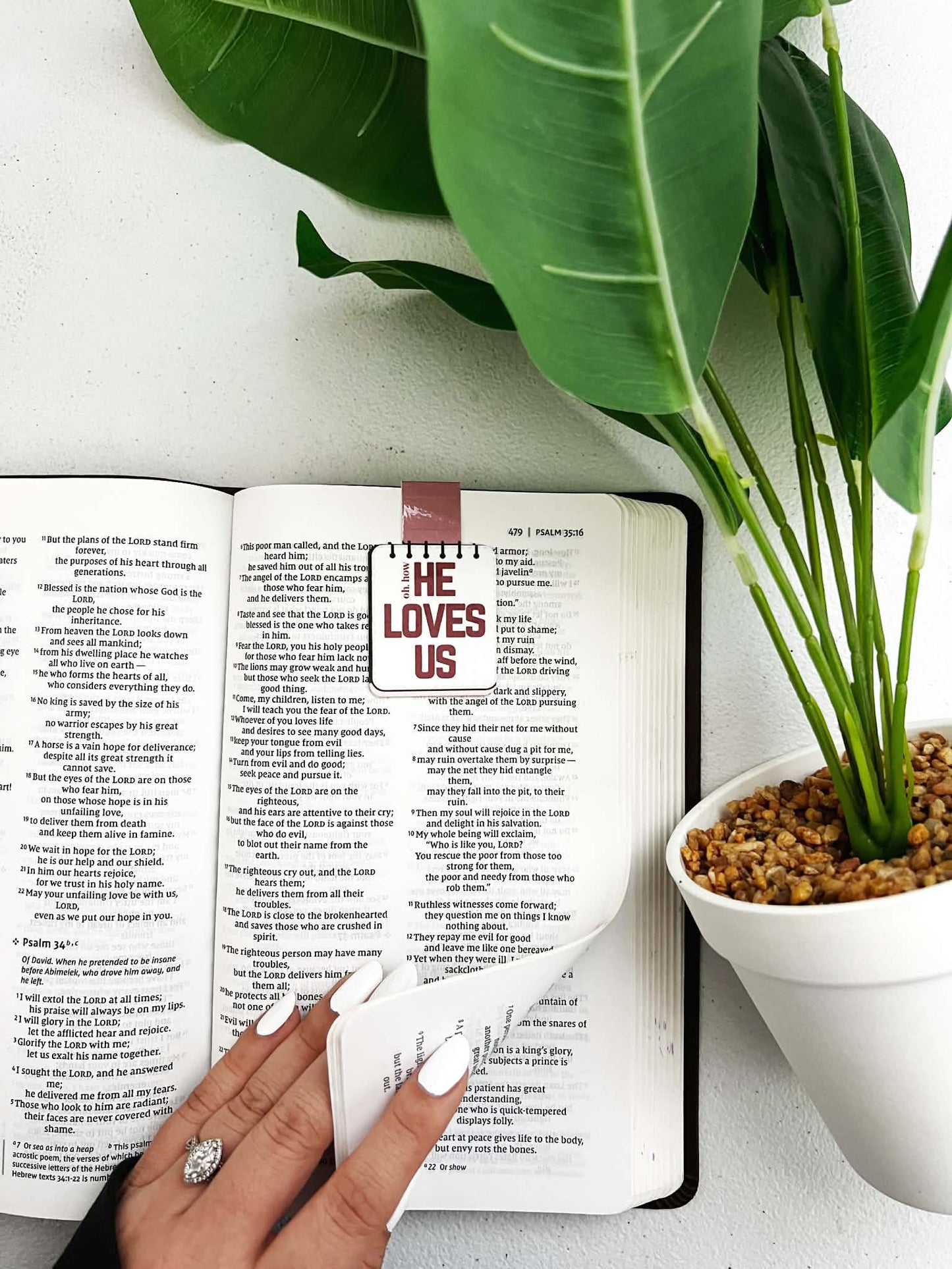 He loves Us Magnetic Bookmark