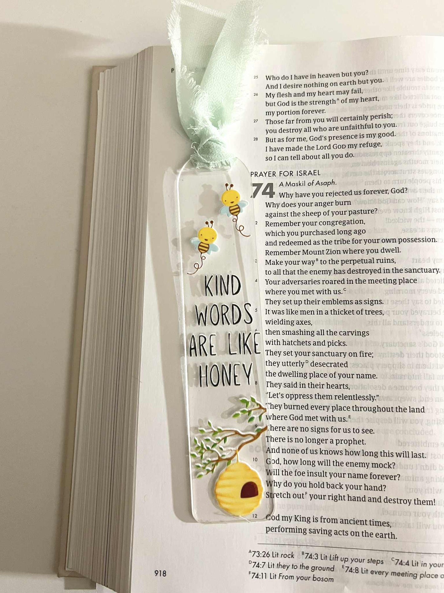 Kind Words Bookmark