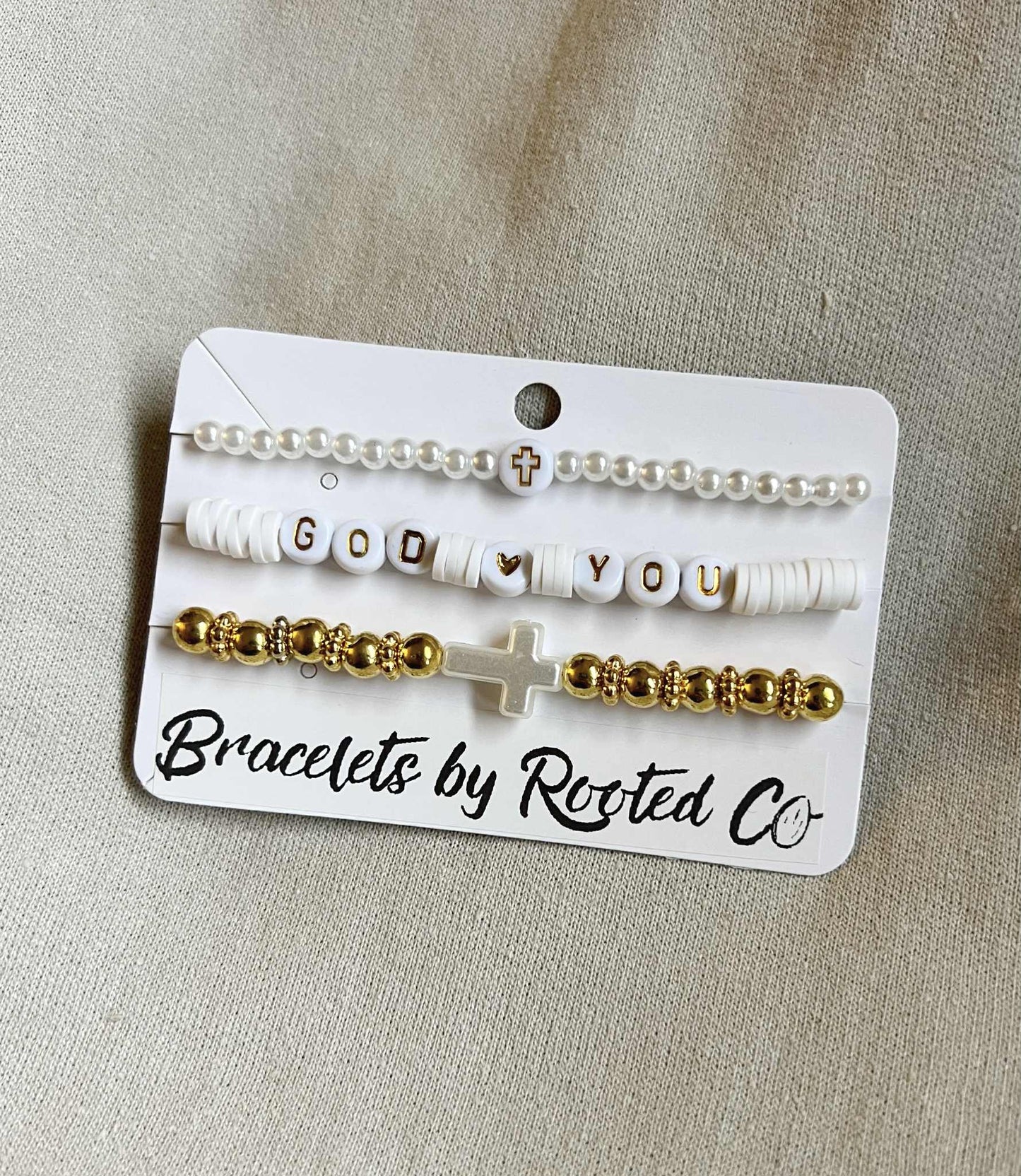 God <3 You Bracelet Set