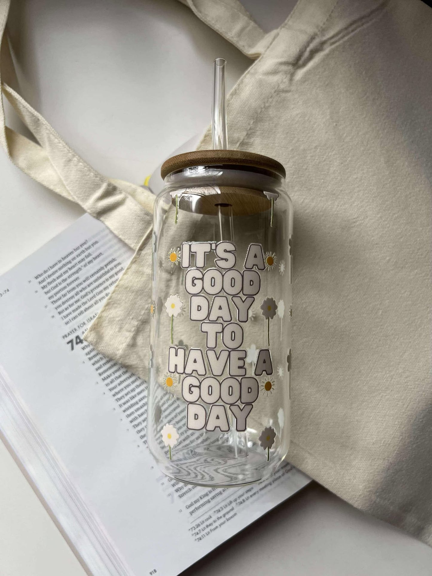 Good Day Glass Cup