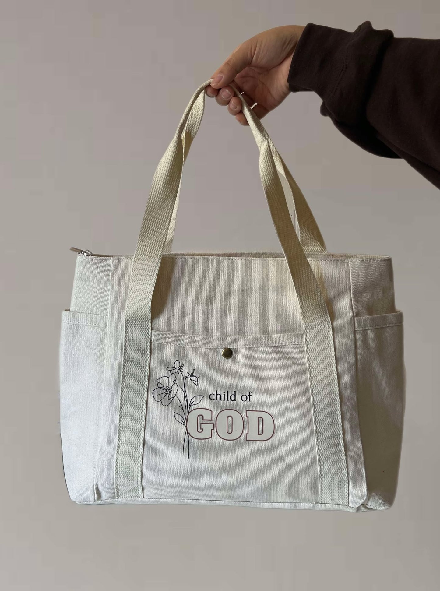 Child of God Tote Bag/ pockets
