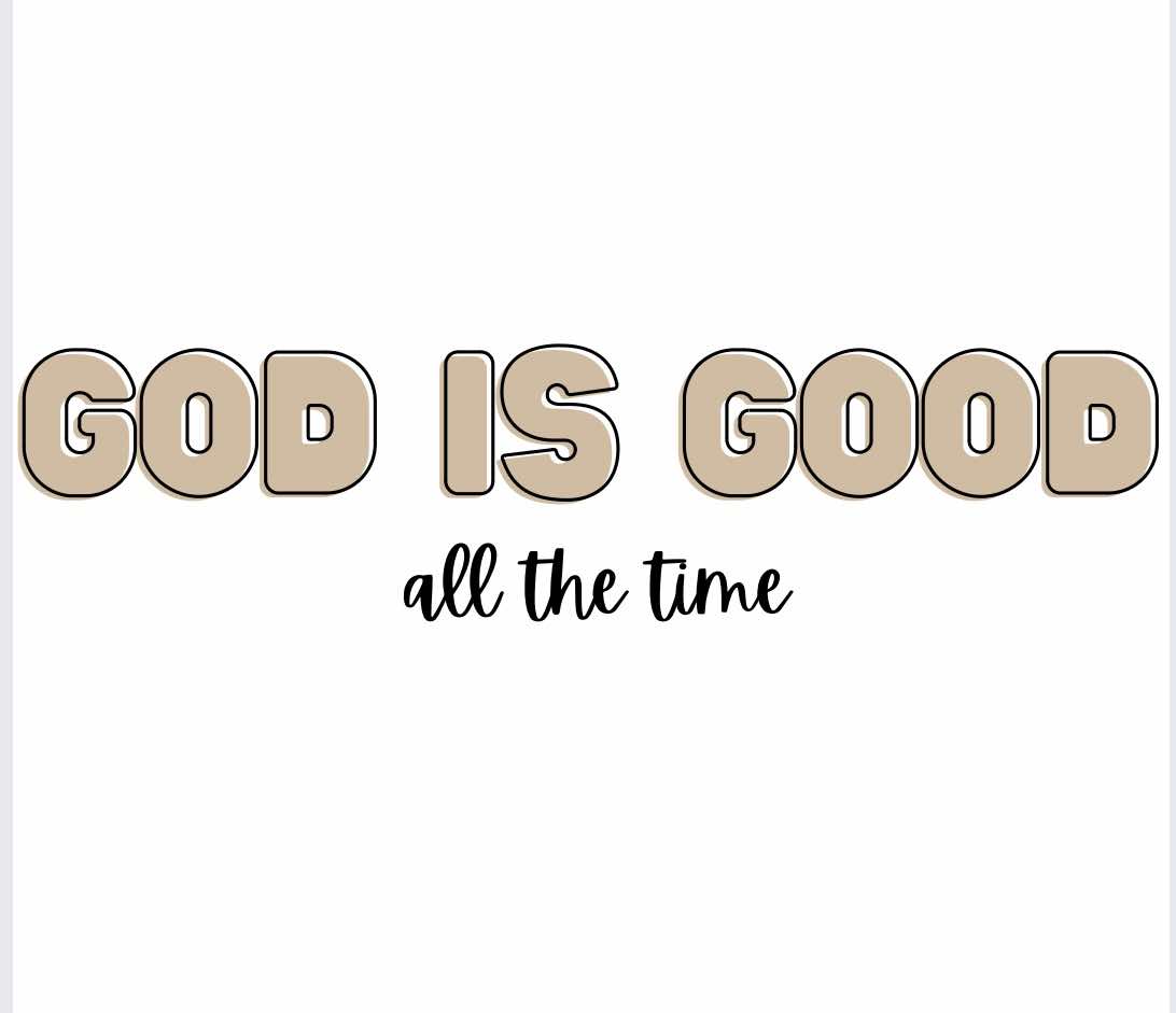 God is Good Tote Bag/ pockets