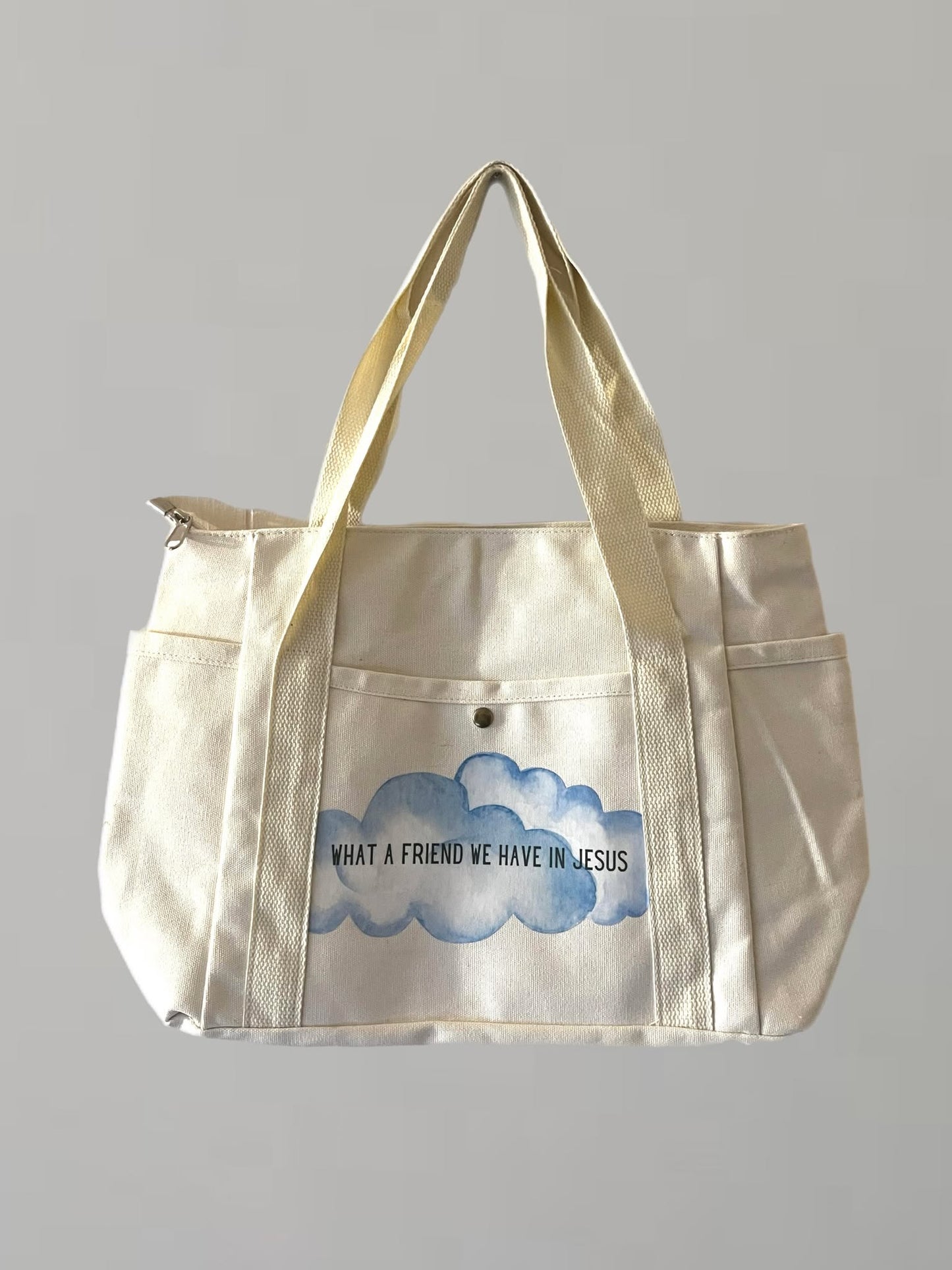 What a Friend Tote/ pockets