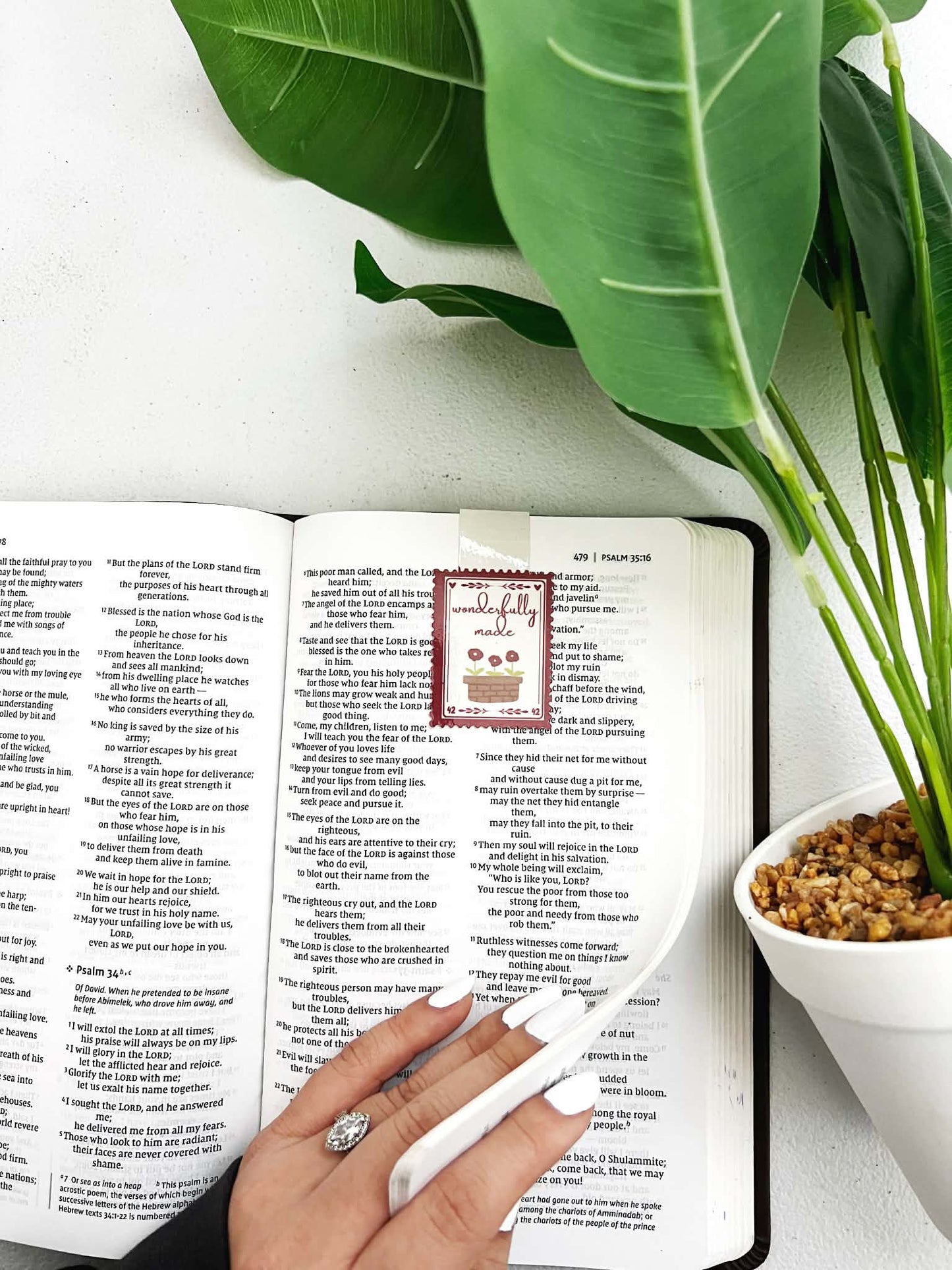 Wonderfully Made Magnectic Bookmark