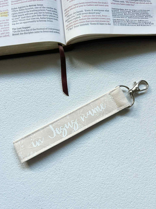 Beige Wristlet