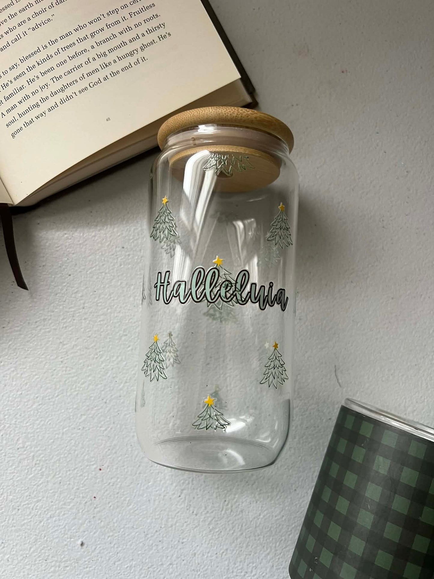 Halleluia Glass Cup