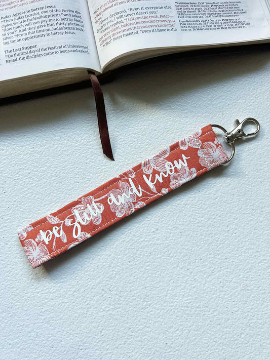 Orange Wristlet