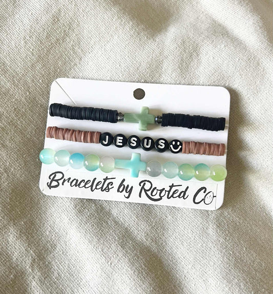 JESUS bracelet set