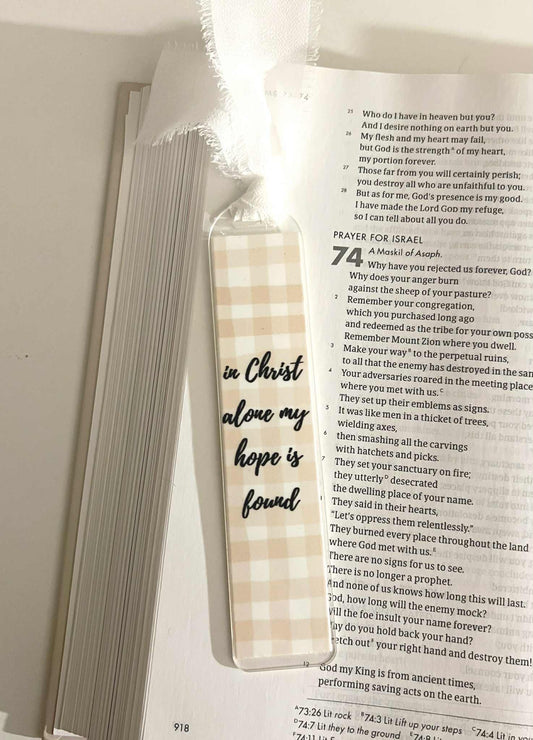Christ Alone Bookmark