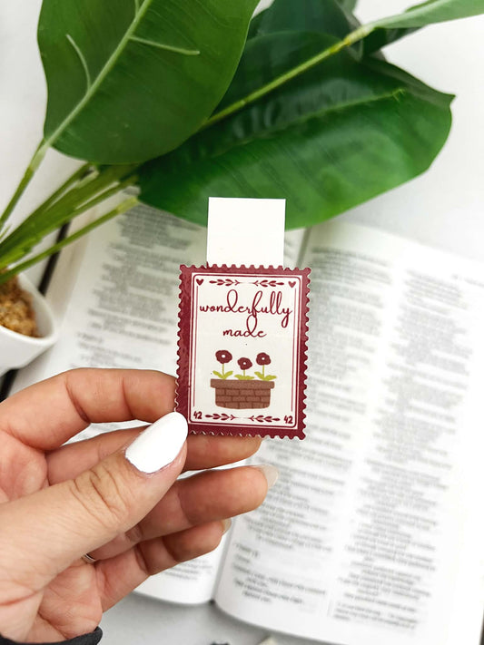 Wonderfully Made Magnectic Bookmark